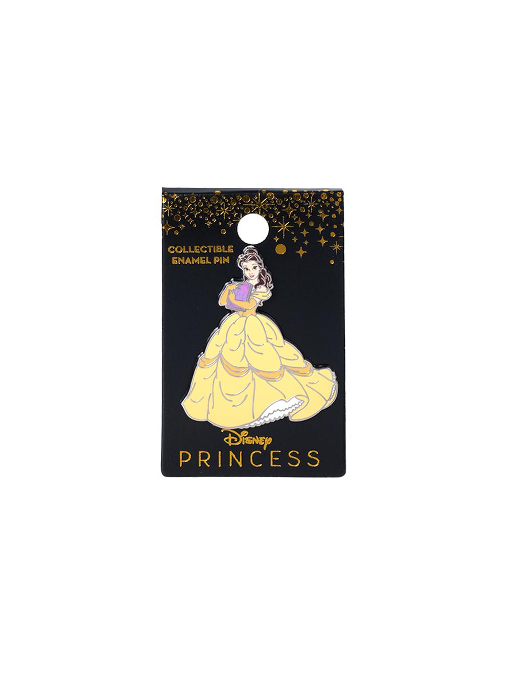 1Pc Disney Officially Licensed Collectible Enamel Princess Brooches Belle Jasmine Ariel and Other Beautiful Pins Cute Small Gifts Dress Accessories Pin for Clothes Bag Charm for Women Family Friends