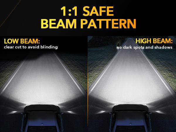 OXILAM 9005 HB3/9006 HB4/H11/H9/H8/9004/9007/9008 H13/9012/H4/H1 LED Bulbs,High/Low Beam Headlight Bulbs,Fog Lights Bulbs, 30000LM Super Bright 6500K Cool White with 120W High-Speed Cooling Fan,No Flicker,IP68,Plug and Play