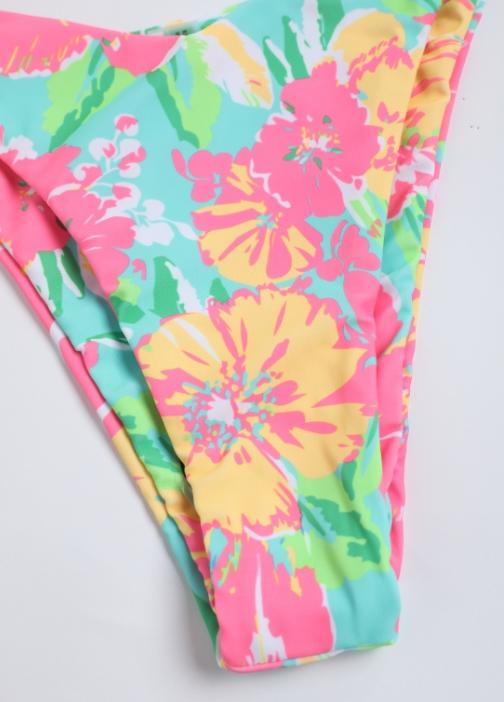 2026 Women’s Colorful Tie-Dye Strapless Bikini Set, Removable Straps and High-Waisted Thong, Perfect for Beach and Pool Parties