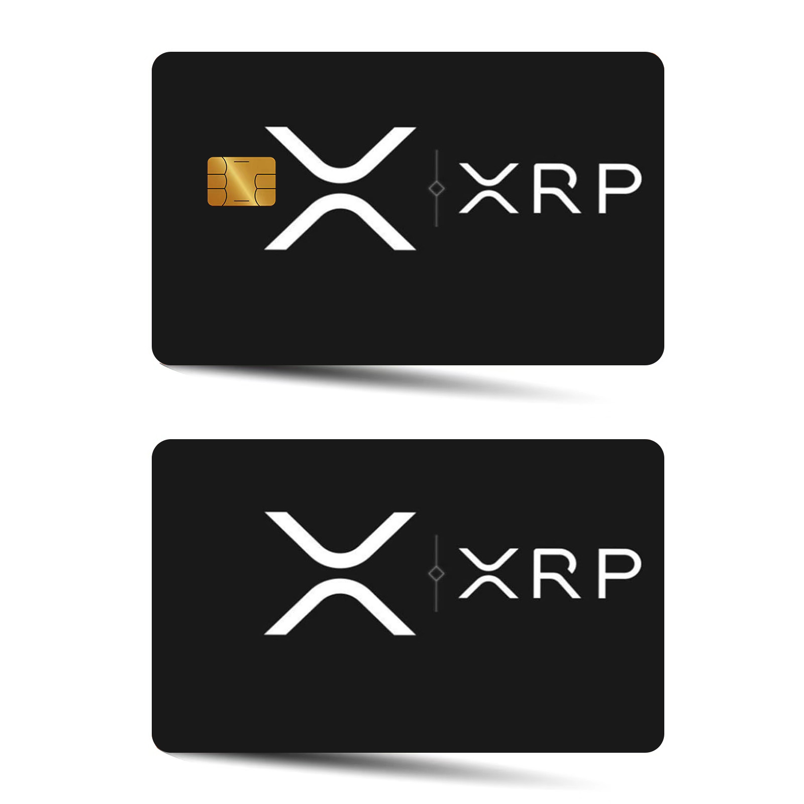 2-Pack Credit Card Stickers, Matte Finish, Waterproof and Scratch-Resistant, Durable, Suitable for Small Chip Cards, Long-Lasting Protection