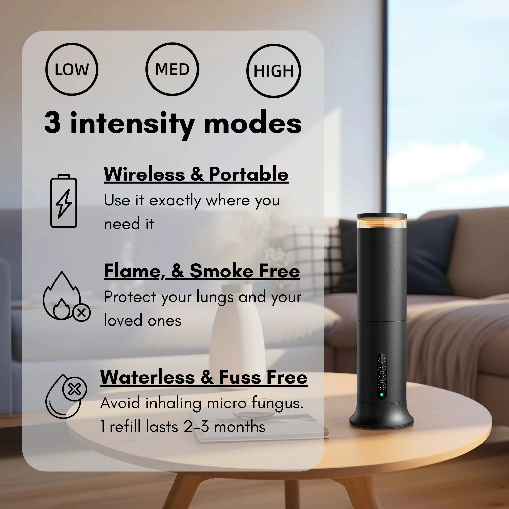 Waterless Scent Diffuser Starter Kit – Scent Diffuser Collection: Smart Diffusers for Home , Offices, Hotels and Spas - Aromatherapy Essential Oil Aroma Diffusers Scent Marketing Air Freshener Scent Machine Wholesale Home Fragrance Diffuser - 4.05 Oz Waterless Scent Diffuser Starter Kit – Scent Diffuser Collection: Smart Diffusers for Home , Offices, Hotels and Spas - Aromatherapy Essential Oil Aroma Diffusers Scent Marketing Air Freshener Scent Machine Wholesale Home Fragrance Diffuser - 4.05 Oz