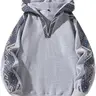 【Black Friday】Unisex Sporty Half-Zip Hoodie, Vintage Ethnic Patchwork Hooded Sweatshirt, Casual Long Sleeve Pullover for Daily Wear and Outdoor Activities