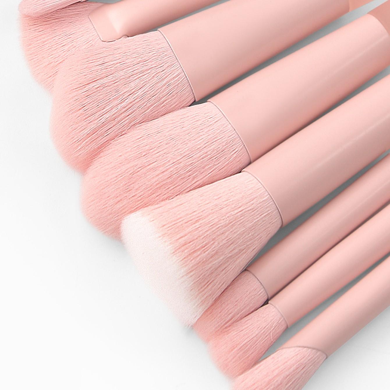 Bestselling Multi-Use Makeup Brushes Concealer Brush Set, 10pcs Peach Makeup Brush Kit with Brush Case, Essential Beauty Tools