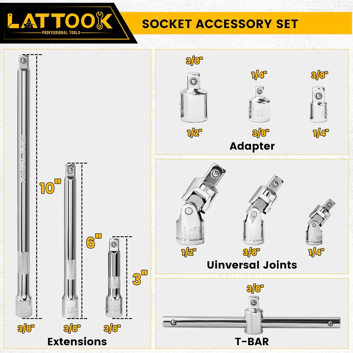 Complete Mechanics Tool Kits 53 Piece Socket Wrench Set Metric Size With Case For Automotive Repair And Craft Projects Socket Set With Extension Complete Mechanics Tool Kits 53 Piece Socket Wrench Set Metric Size With Case For Automotive Repair And Craft Projects Socket Set With Extension