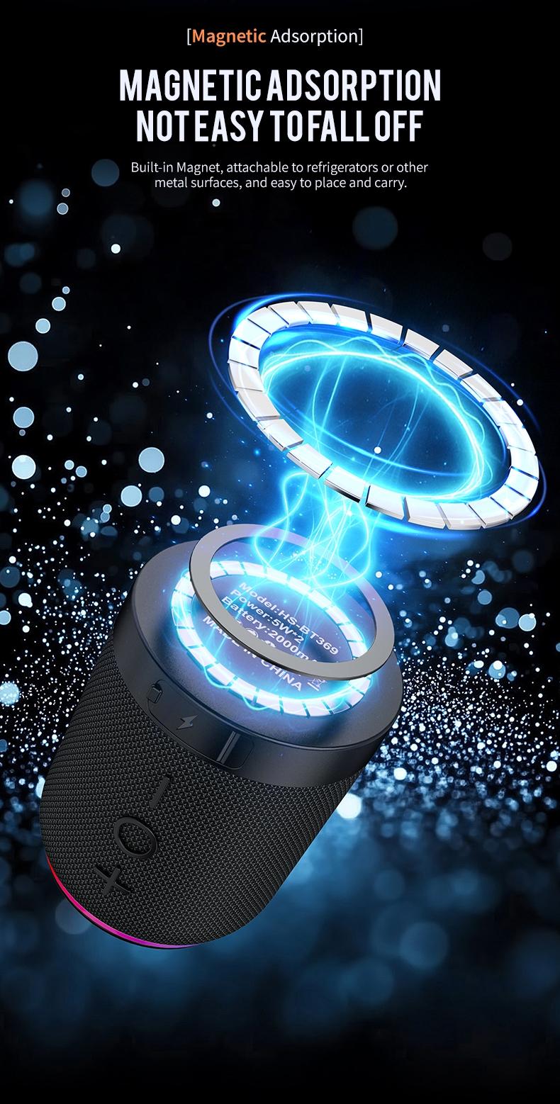 New Magnetic Bluetooth-compatible Speaker, Detachable Two-Piece Stereo Subwoofer, Living Room Surround Sound System, Home Audio Equipment