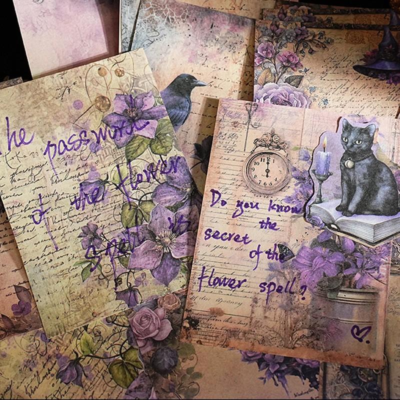 Magic World Series Material Paper Set, 6 Pieces, Ideal for Crafting and DIY Projects, High-Quality Craft Supplies, Perfect for Creativity Enthusiasts