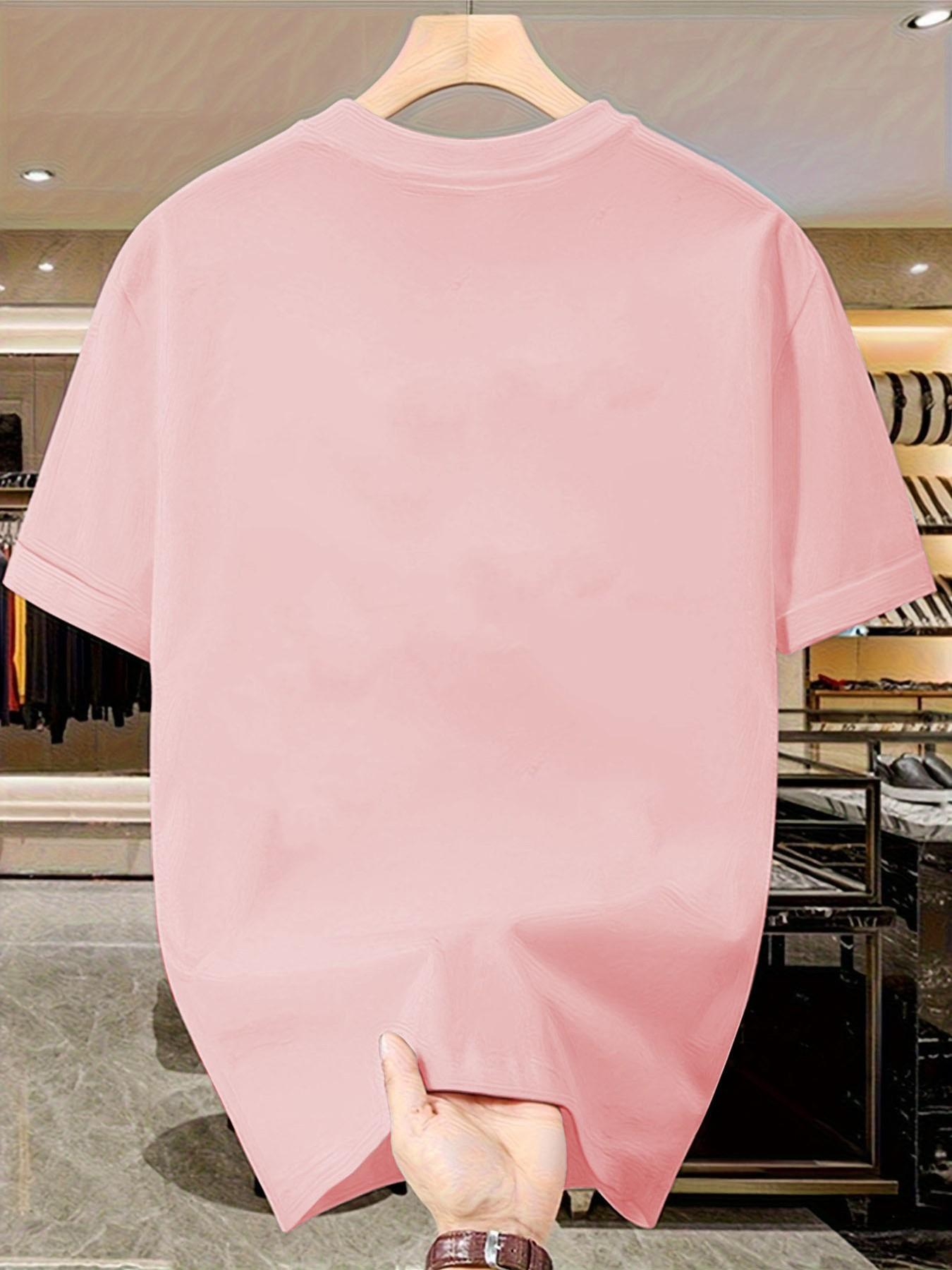 Castelbajac Men's Print T-Shirt, Casual Short Sleeve Slim-Fit Top, Crown Pattern, No Button or Zipper, Ideal for Daily Wear