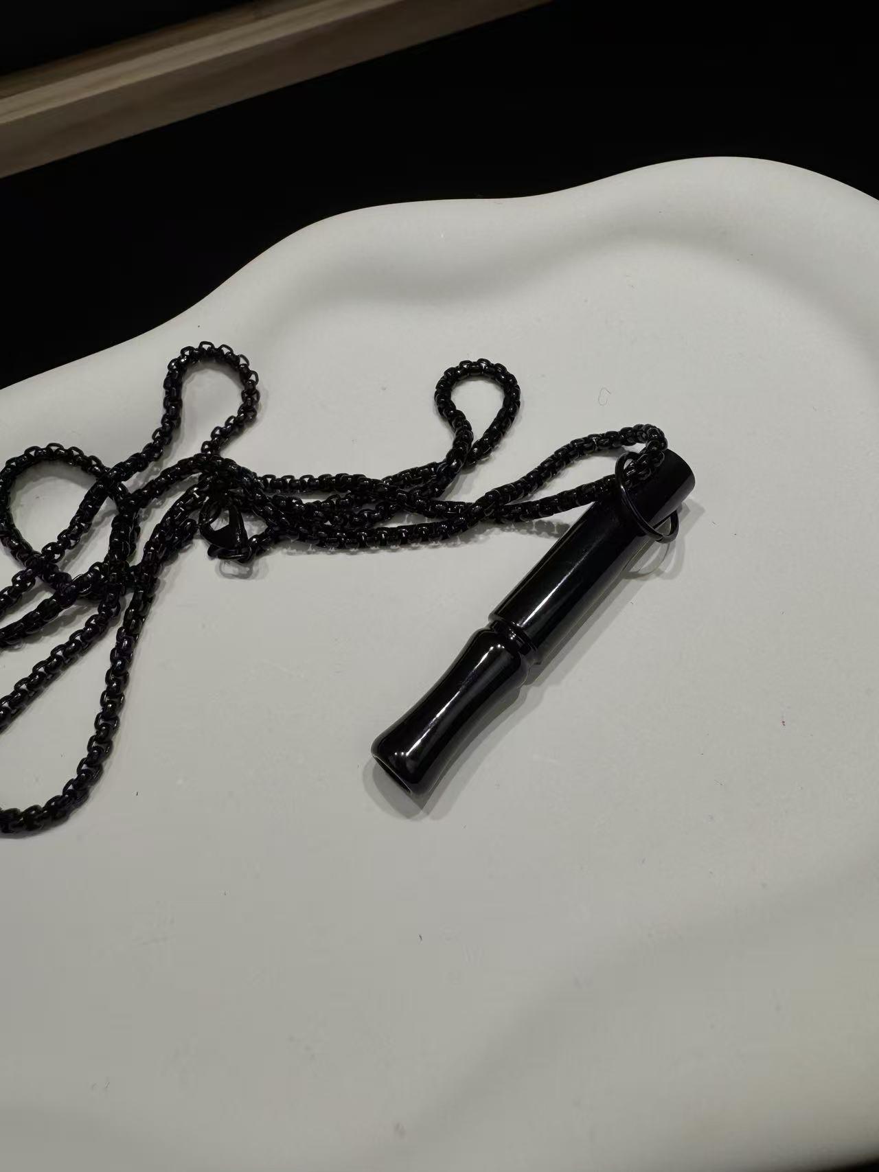 Breathing Necklace for Anxiety Relief Quit Smoking Tools Breathe Easy Necklace Stop Smoking Aids Breathlace Necklace Fum Vaporless Inhaler Breathless Anxiety Necklace for Women/Men