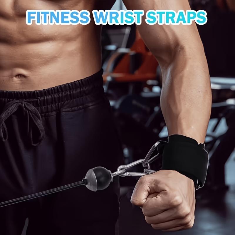Adjustable fitness wristband with anti-slip design, heavy-duty adjustable fitness wristband - suitable for cable machines, weightlifting, pull-ups, gym and home fitness training assistance, fitness accessories, strength training equipment