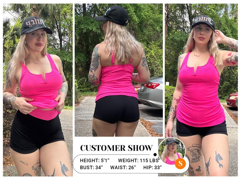 Daci Womens Two Piece Tankini Swimsuits - Tummy Control Bathing Suit with Shorts V Wire Tankini Top Ribbed Swimwear Daci Womens Two Piece Tankini Swimsuits - Tummy Control Bathing Suit with Shorts V Wire Tankini Top Ribbed Swimwear