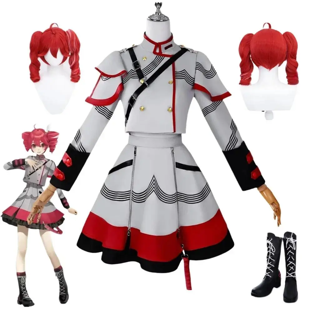 Kasane Teto Cosplay Costume Hypnotist Kasane Teto Wig Mesmerizer Kasane Teto Anime Role Playing Costumes Sets