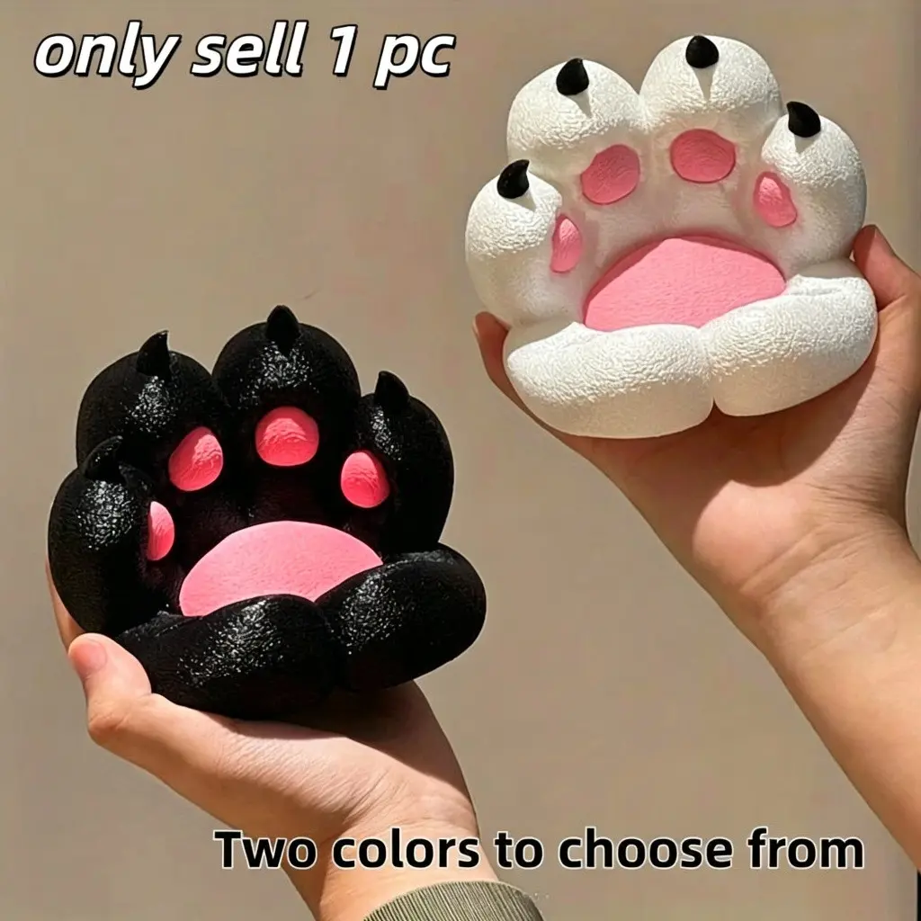Cute Cat Paw Design Desktop Organizer, Phone Caddy, Phone Holder Design, Cell Phone Stand, Durable Plastic, Home & Office Use, Fashionable Practical Accessory, Perfect Gift for Cat Lovers
