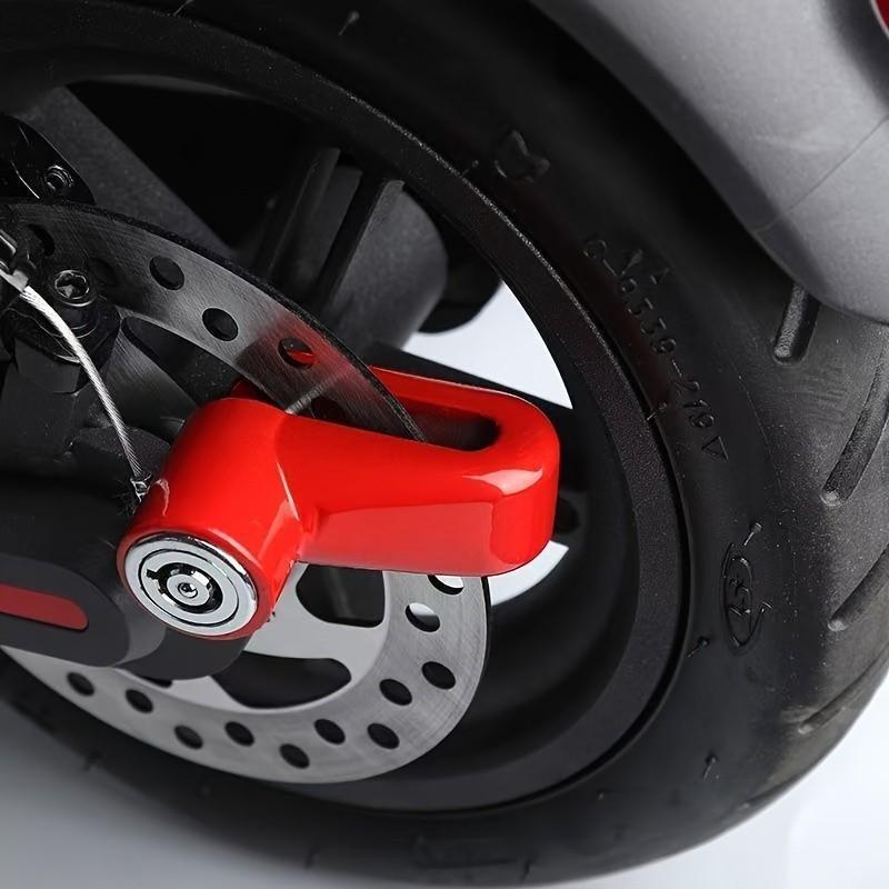 Motorcycle Disc Brake Lock, Anti-Theft Scooter Disk Lock, Anti-Pry Electric Vehicle Brake Rotor Security Lock, Ebike Accessories, Motorcycle Locks Anti Theft
