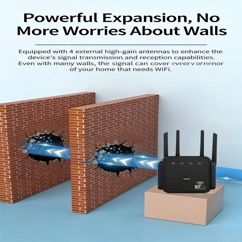 WiFi Extender 2026, 300mbps Signal Booster, Covers Large Area, Ethernet Port, Home Repeater, Us Plug, Multiple Devices Support