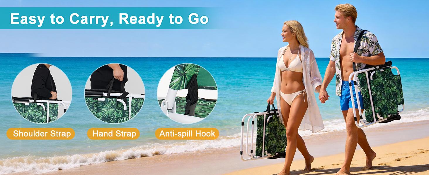 SLSY Portable Folding Beach Chair, Tanning Chair with Face Hole,5-Position Adjustable Reclining Beach Lounge Chair, for Beach, Poolside, Patio, Lawn, Home SLSY Portable Folding Beach Chair, Tanning Chair with Face Hole,5-Position Adjustable Reclining Beach Lounge Chair, for Beach, Poolside, Patio, Lawn, Home