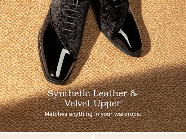 BRUNO MARC Men's Dress Tuxedo Shoes Classic Patent Velvet Lace-up Formal Caden Oxford SpringStatements Round Toe All Seasons Footwear