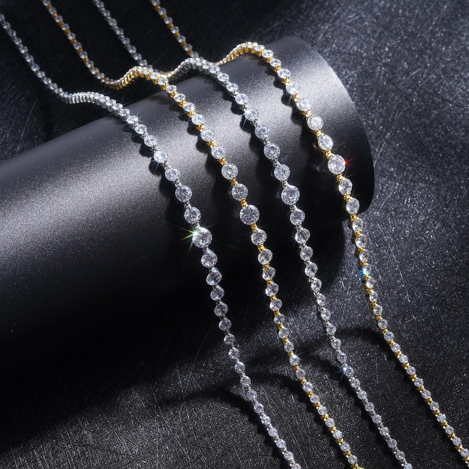 14K Gold Plated Tennis Necklace | Adjustable 16–18 Inch Dainty CZ Chain | Perfect Christmas Gift & Black Friday Deal 14K Gold Plated Tennis Necklace | Adjustable 16–18 Inch Dainty CZ Chain | Perfect Christmas Gift & Black Friday Deal