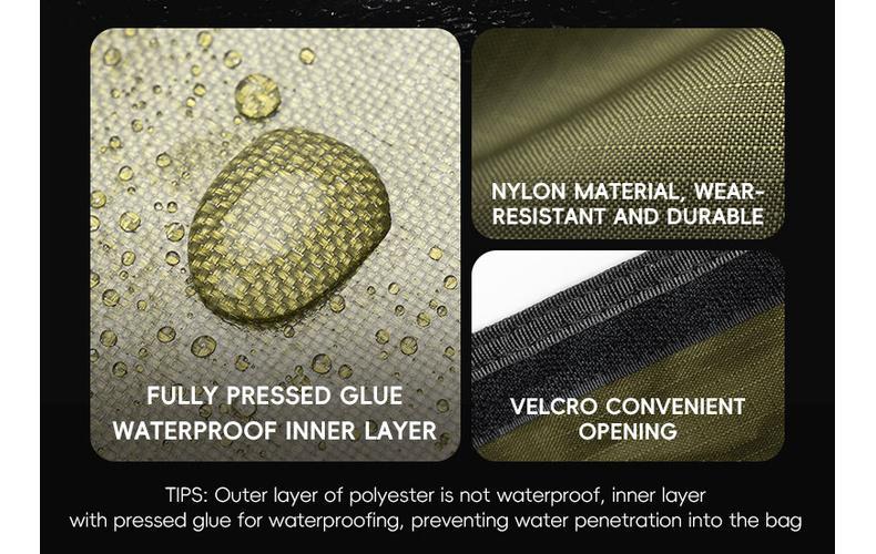 ROCKBROS Bike Saddle Bag Separating Expandable Waterproof Big Capacity Bike Bag For MTB Road Bike Quick Release Bike Accessories 1.3L