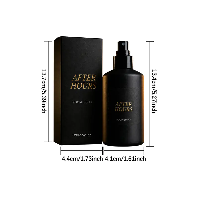 Home fragrance spray for compatible fabrics and indoor use