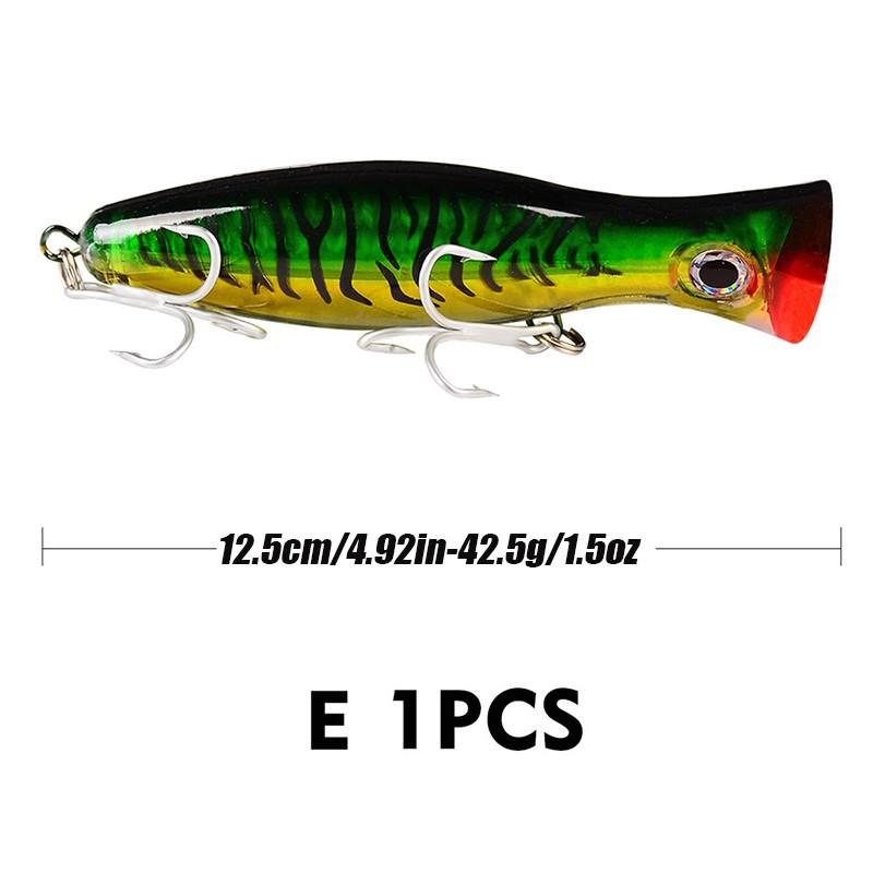 1pcs Poppy Lure Sea Fishing Large Mouth Wave Craw 13cm/43g Dragging Road Yamakaji Bass Lure, All Water Type Hard Bait