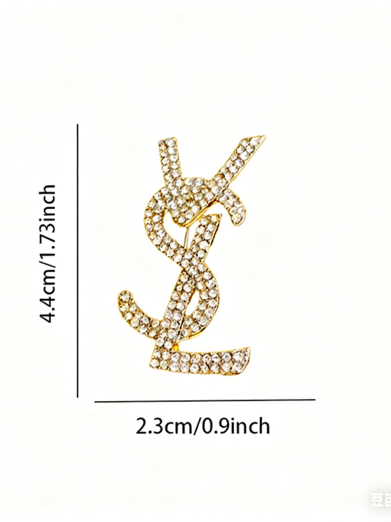 Fashion Cubic Zirconia Brooch, Luxurious Modern Design European Style Personalized Clothing Jewelry Accessory, Unique Statement Piece