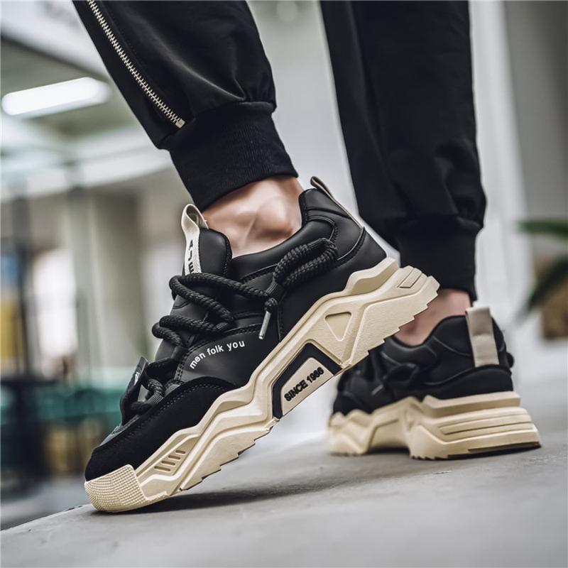 New Thick Sole Height Increasing Women's Dad Shoes 2025 Autumn Inner Height Casual Sneaker Athletic Makapal Trainer