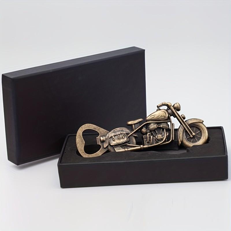 Vintage Motorcycle Bottle Opener, Intricate Design, Perfect Gift for Motorcycle Enthusiasts, Ideal for Party Events, Single Pack