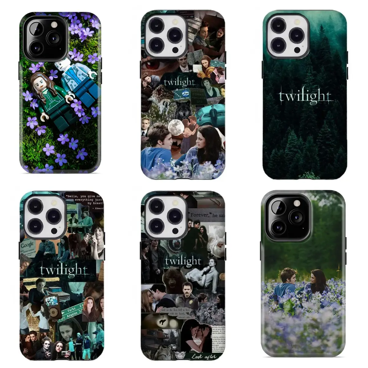 Vintage The Twilight Saga Phone Case Trendy Movie Phone Case Compatible for iPhone 17 16 15 14 13 12 11 and for Samsung S21-S25 Perfect Gift for Movie Fans Her/Him