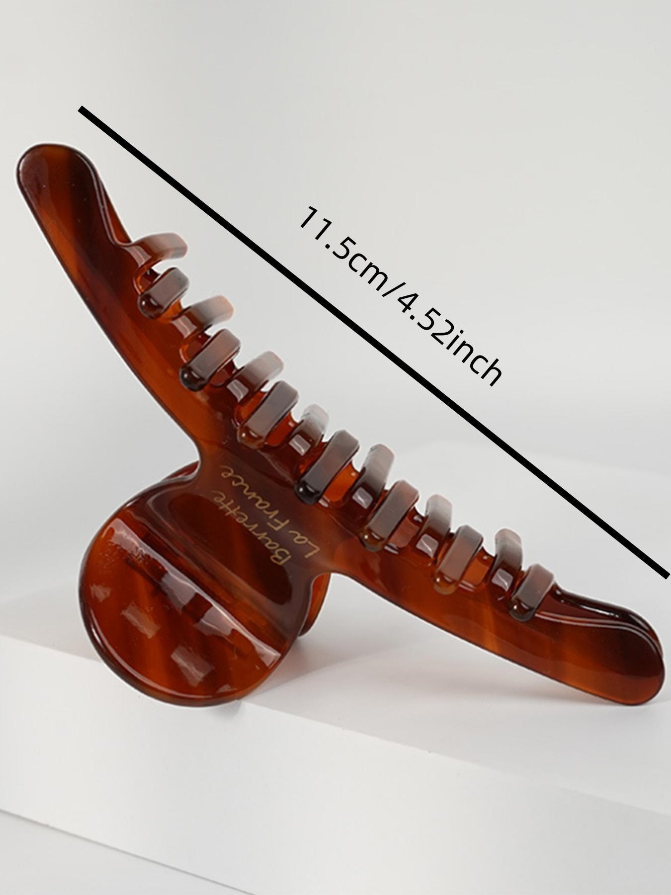 Single Color Hair Clip, French Style High-End Hair Claw, Acetate Disk Hair Clip, Shark Bite Half Clip, Princess Hairstyle for Women