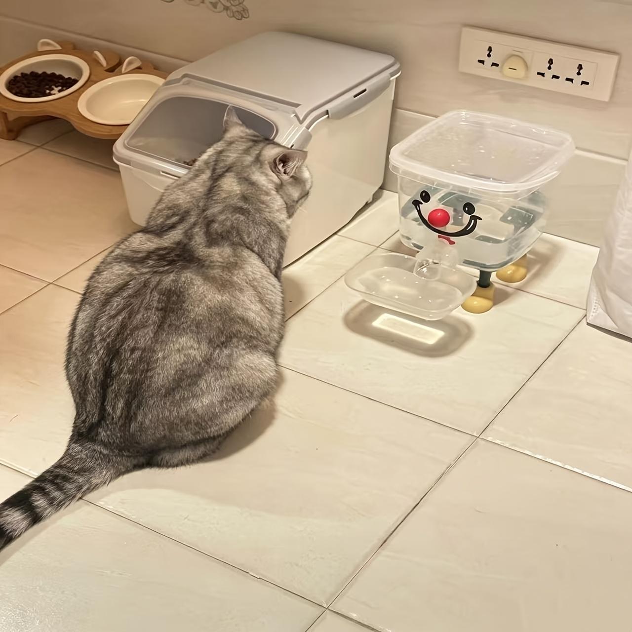 2026 New Dopamine Design Pet Water Fountain - 101.44oz Large Capacity Gravity Water Tank, Spill-Proof, Moisture-Proof, Easy-to-Clean Pet Drinking Device for Home, No Power Required Dog & Cat Feeding Accessory