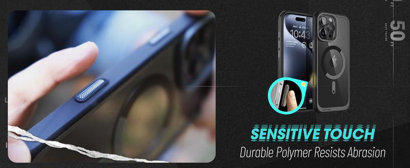 SUPCASE iPhone 16-11 Case with Camera Control Capture Button MagSafe Compatible Slim Clear Shockproof Magnetic Protective Smartphone Cover Cellphone Protection