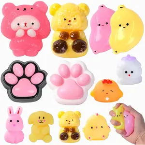 Squishy Fidget Toys 12Pcs, Stress Relief Sensory Squeeze Toys for Kids 4-8 8-12, Kawaii Squishies for Party Favors, Classroom, Birthday Gifts Goodie Bag Stocking Stuffers