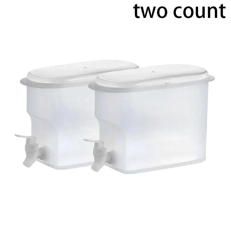 3.5L Water Dispenser for Fridge with Faucet, High & Low Temp Resistant BPA Free Beverage Chiller | Versatile Cold Water Jug for Iced Tea, Cocktails, Lemonade & Fruit Infused Water | Perfect for Kitchen, Outdoor Picnics, Camping, Gym, Party & Home Use