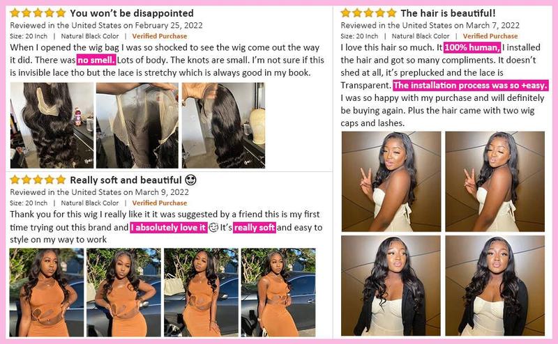 Tuneful 13x6 Body Wave Lace Front Wigs Human Hair Pre Plucked 180% Density HD Transparent Lace Frontal Wig Human Hair For Women Straight Hair Wigs With Baby Hair