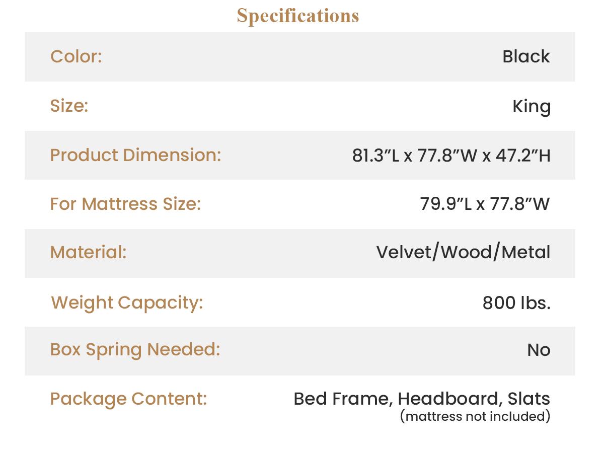 【Clearance】SHA CERLIN Fulll/Queen/King Size Velvet Bed Frame with Adjustable Headboard【Frame Only No Mattress】Diamond Button Tufted and Rivet Decor, No Box Spring Needed#ChristmasGifts#TikTokShopBlackFriday