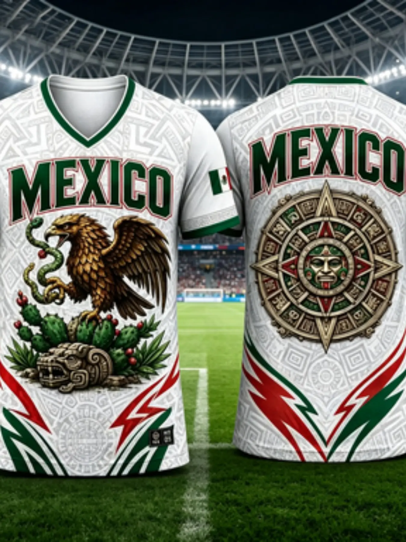 Mexican American Men's Sporty Short Sleeve T-Shirt, Classic Retro Sports Top, Summer Winner, Comfortable & Stylish Design