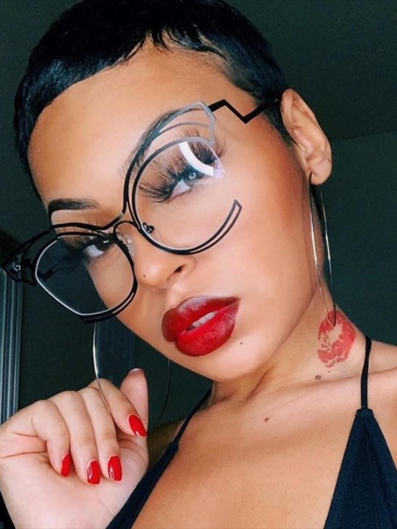 Women's Metal Frame Anti-Blue Light Glasses, Transparent Lenses for Computer Reading Gaming TV Phone Use, Casual Daily Wear Eyewear