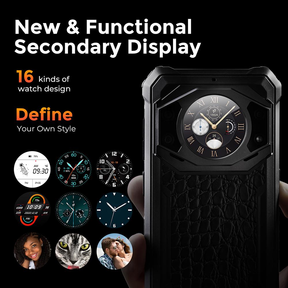 FOSSIBOT F101Pro Rugged Smartphone, 10600mAh Battery Cell Phone, 5.45" Screen, 8GB+7GB RAM, 128GB ROM, 24MP Camera, IP68 Waterproof, Drop-resistance 4G Smart Phone, Cool Gadgets for Men