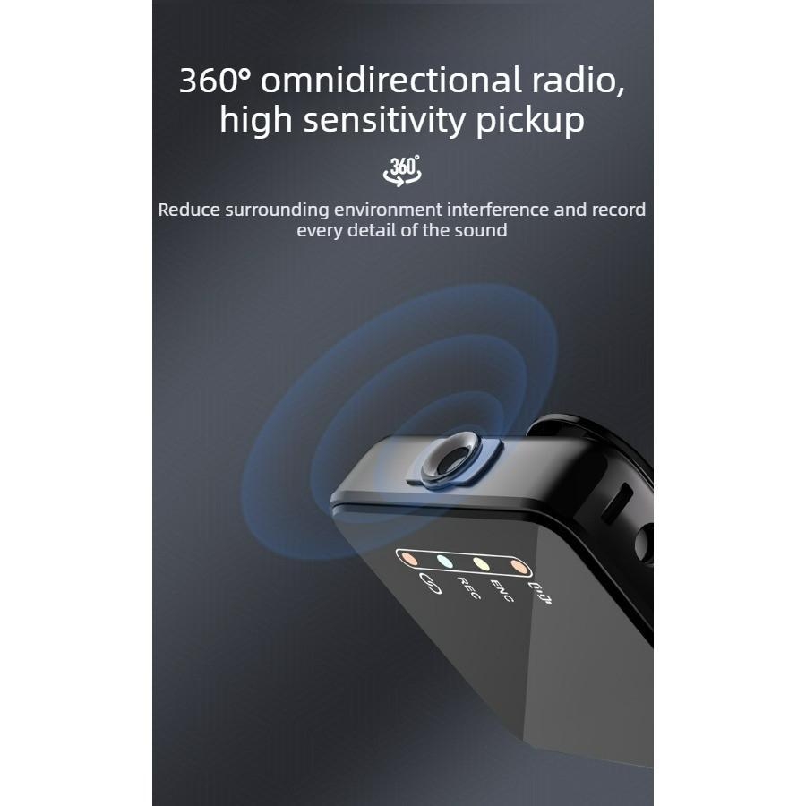 M29 Wireless Earpiece Microphone 1 receiver 2 microphones Complete set of noise-cancelling recording microphone for computer, mobile phone and sound card live streaming#