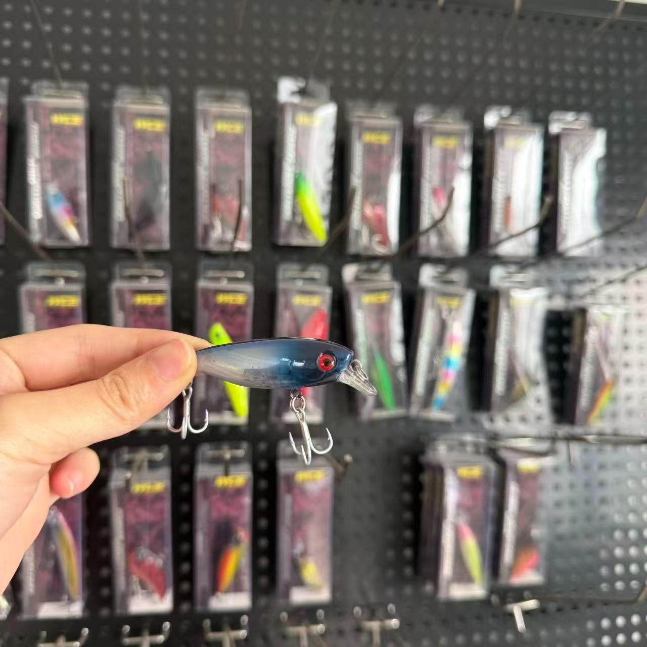 Large brand replica, popular, 1pcs, floating water small Mino magnetic system micro object road bait fake bait with a curved mouth, suitable for freshwater and seawater fishing accessories and fishing equipment