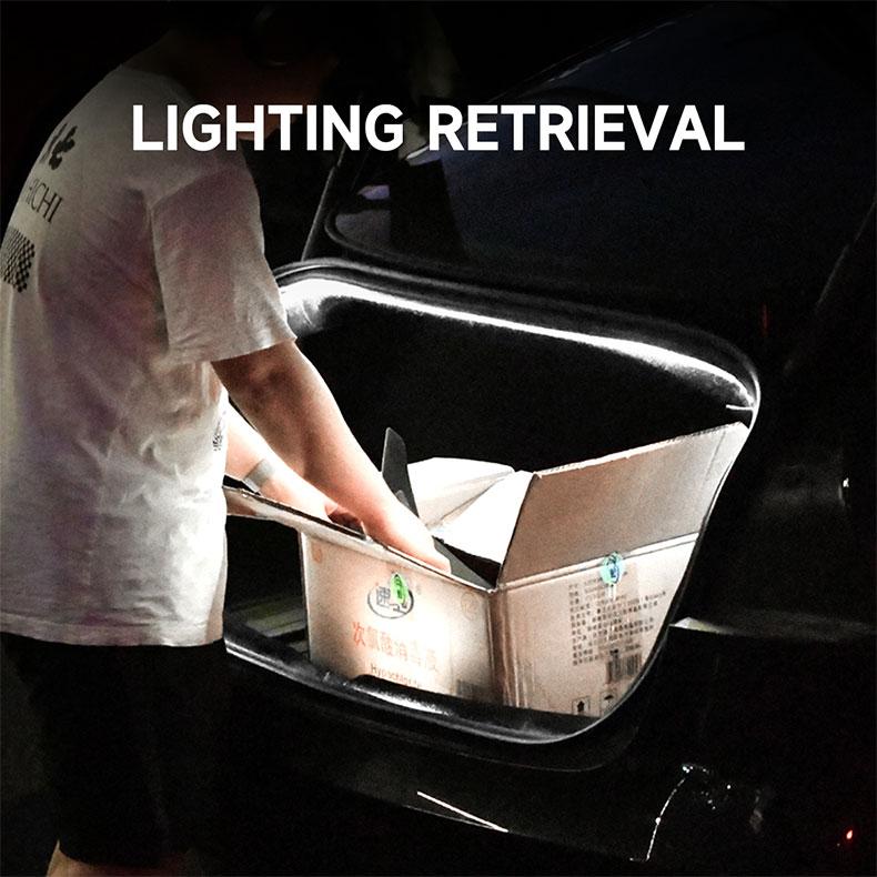 FCCEMC 5M RGB Car Rear Trunk Brighten LED Strip Multifunctional for Waterproof Flexible Light APP control connector Plug & Play 12V