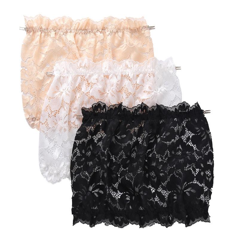 New Four Seasons Elegant Lace Women'S Vest Cover - Low Neck Dignified Splicing, Perfect for Bra Padding, Lace Trim, Lace
