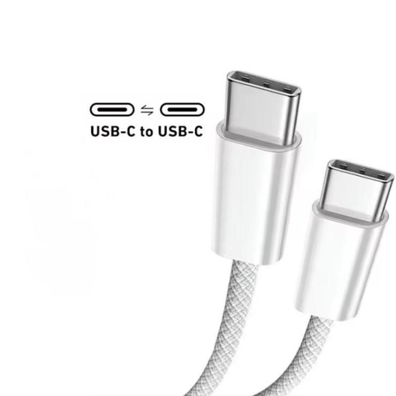 New Type-C Fast Charging Data Sync Cable, 60w Quick Charger, Compatible with iPhone 16 Pro Max/15, Samsung S24, iPad, Macbook, Durable High-Efficiency Data Transfer