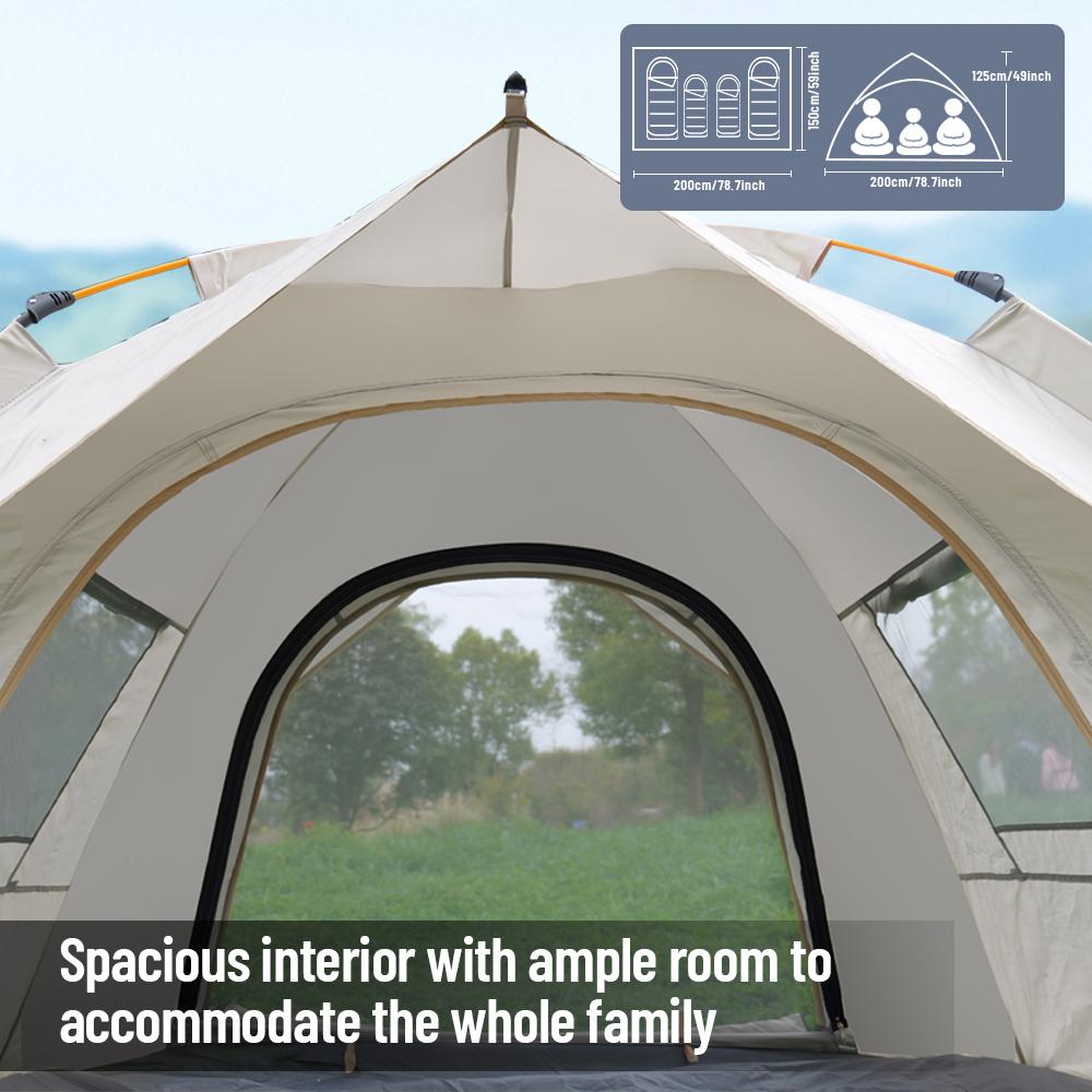 [Outdoor Shelter Automatic Pop-Up Tent]  Removable Quick Installation Bivy Tent, Travel Equipment,  fishing equipment Lightweight Canopy Shelter camping essentials camping accessories