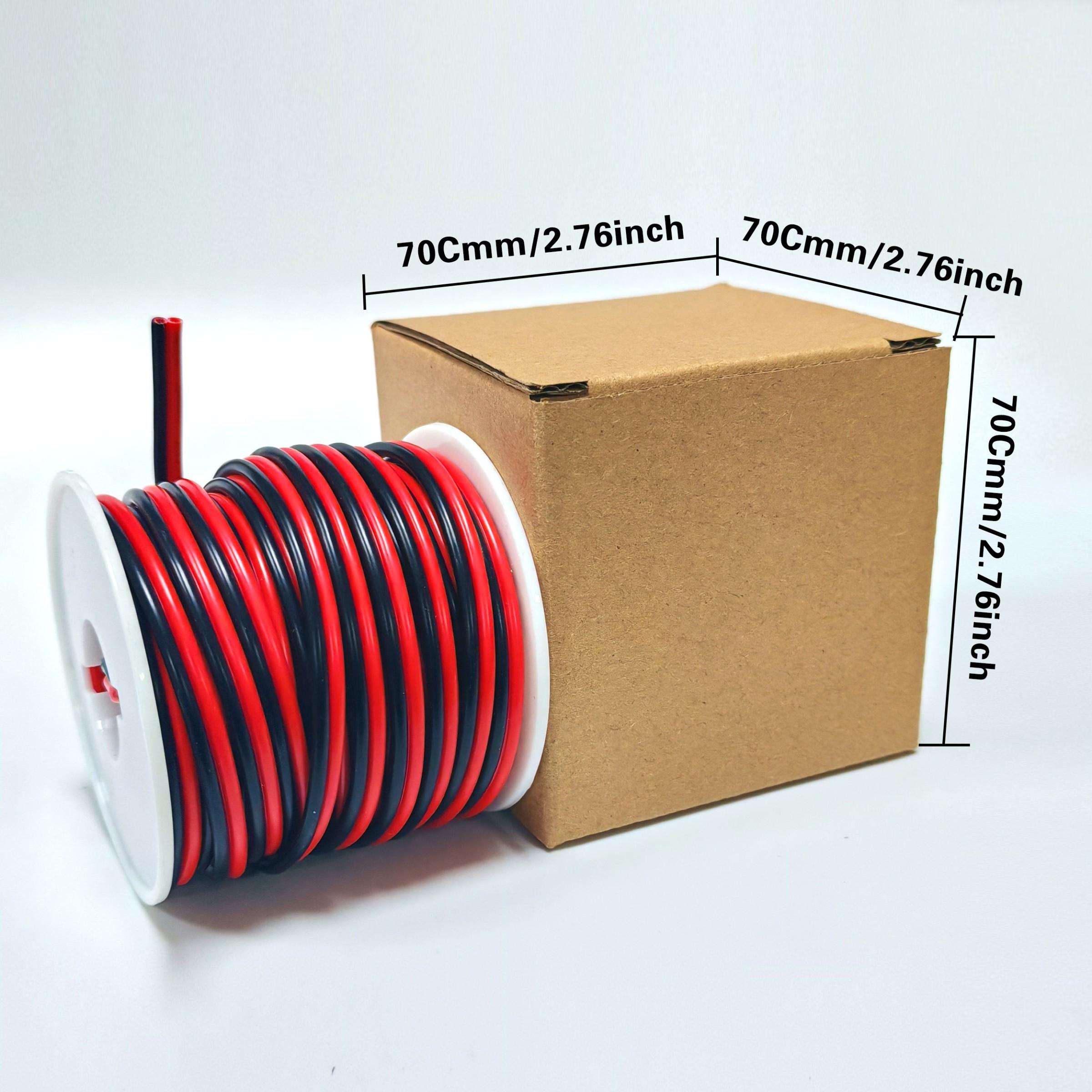 16-26 Awg PVC Wire Tinned Copper, Durable & Flexible, /, High Temp, 36v Low-Voltage, for LED, Home Theater, Automotive, Marine, RV, DIY