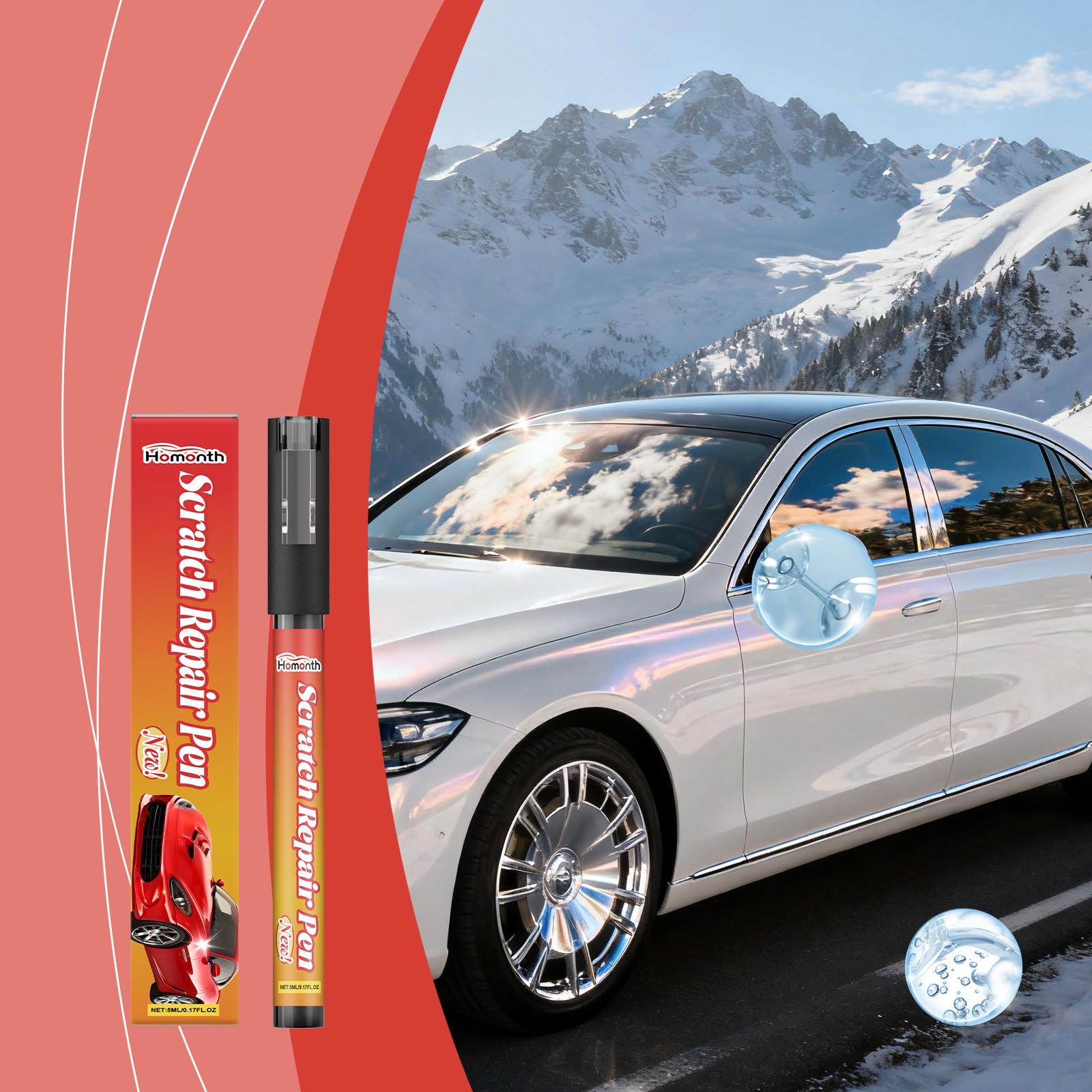 Amazing car scratch repair pen, a professional car repair solution, suitable for any color, can repair scratches, swirl marks, and abrasions. An easy DIY paint repair kit to create a flawless paint finish.