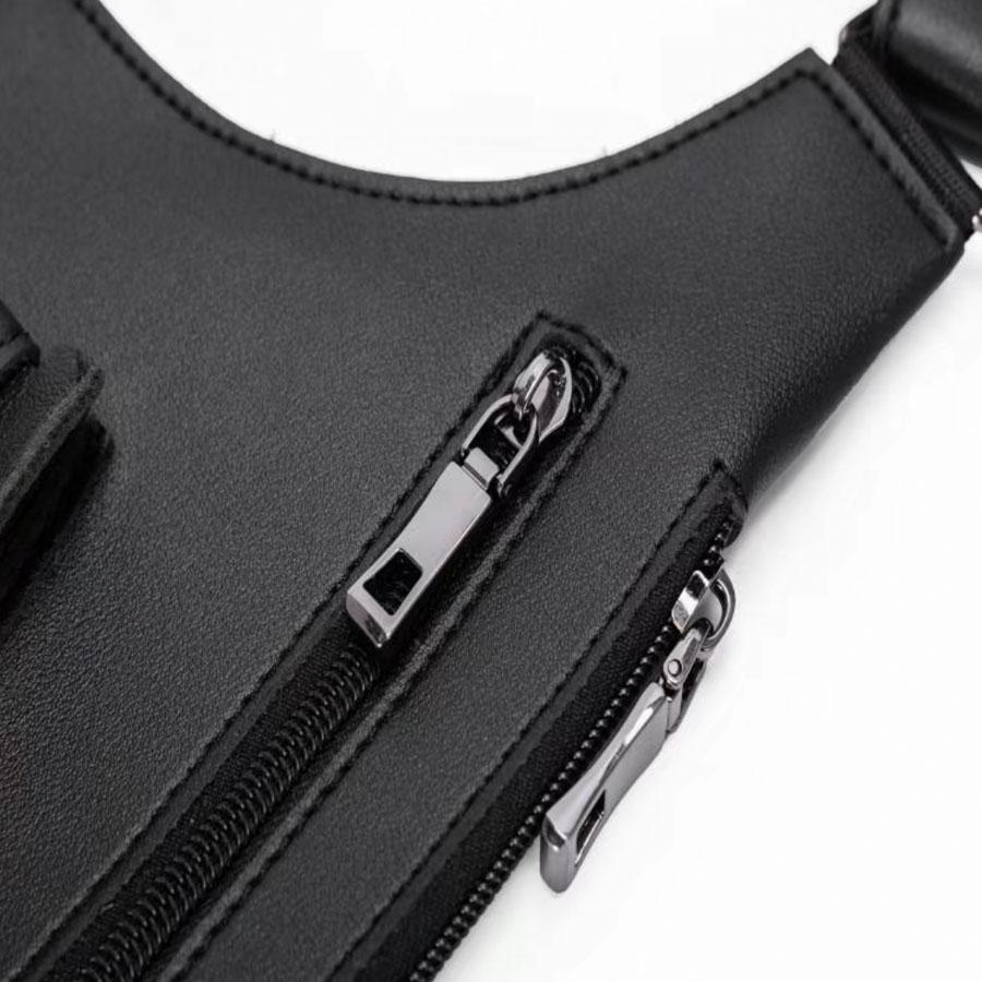 Men's Underarm Chest Harness Bag, Multi-Pocket Adjustable Anti-Theft EDC Pouch, Hands-Free Convenient Storage for Cycling, Hiking, Camping, Outdoor Activities & Daily Use