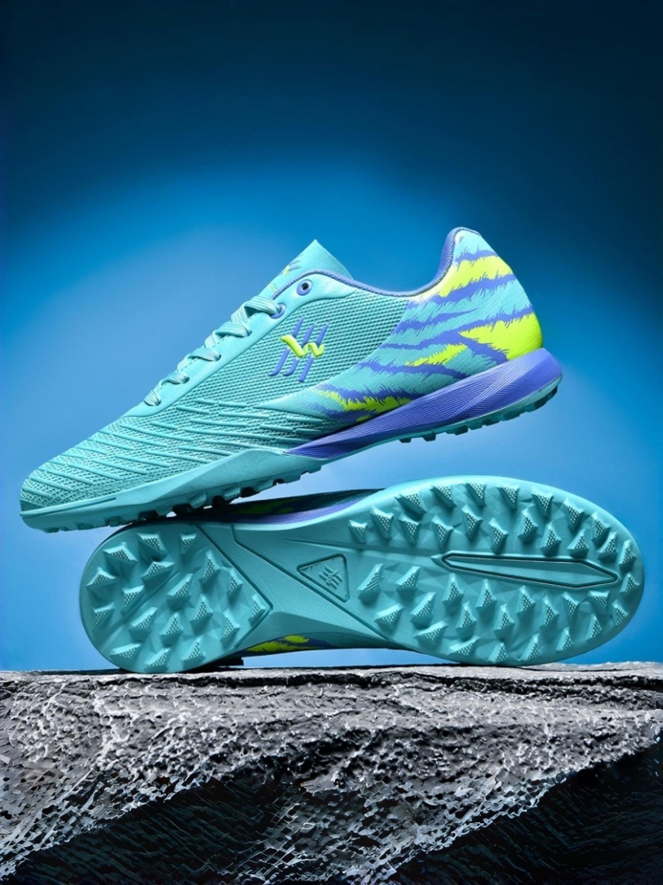 1 Pair Unisex Actual Combat Training Football Shoes TPU Rubber Anti-Slip Long & Short Studs Outsole Speed Up Anti-Slip Comfortable Wrap For Match And Training