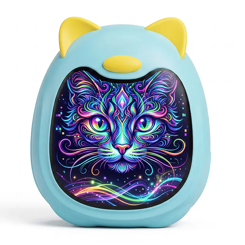 Women's Cyber Sprite LED Backpack - Polka Dot Fantasy Casual Style, Wireless Programmable Screen, Small Hard Shell, USB Port, DIY Animation, Cute Kawaii Gear (Power Bank Not Included, Do Not Wash)