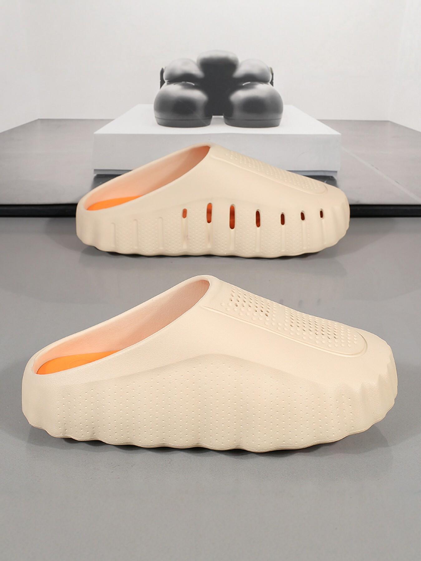 Men's Trendy Outdoor Sports Sandals, Unisex Massage Beads Design, Height Boost Anti-Slip, Fashionable Home Gym Shoes